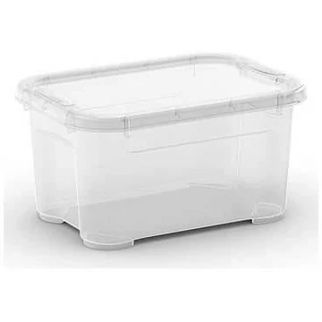 Átlátszó műanyag doboz, térfogat 5 l