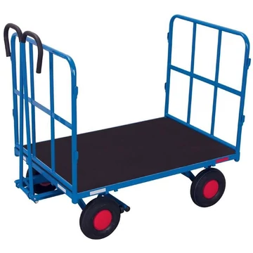 VARIOfit kézikocsi 2 végfallal, 1000 x 700 mm, teherbírása 700 kg