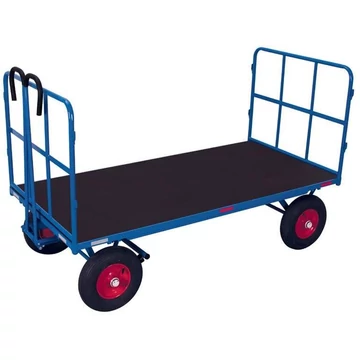 VARIOfit kézikocsi 2 végfallal, 1200 x 800 mm, teherbírás 1000 kg