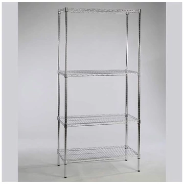 Higiéniai polc MESH, ma x sz x mé: 2000x1220x460 mm, 4 polc á 200 kg