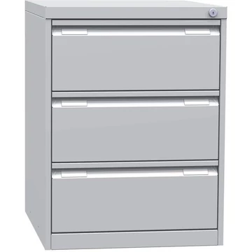Függőmappás szekrény ECONOMY, A5 formátum, három 2 soros fiók, ma x sz x mé: 704x530x623 mm, világosszürke RAL7035