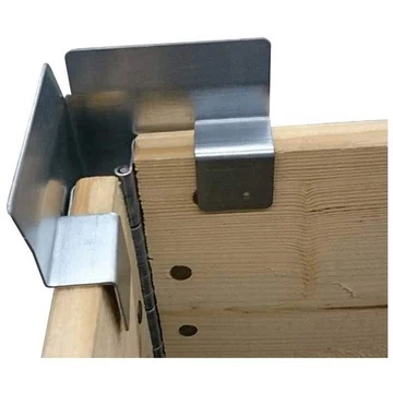 Fém rakodósarok fa rakodókeretekhez, 4 db