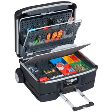 Professzionális szerszámtok, fekete polikarbonát, 540x405x270 mm, 3. modell