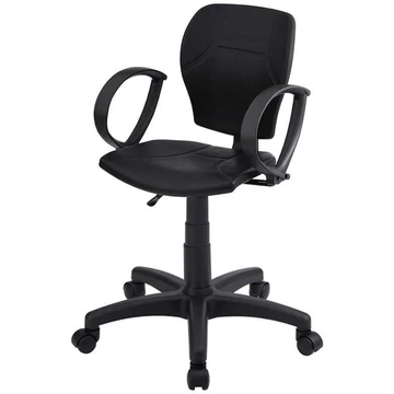 TECHNO kényelmes munkahelyi forgószék karfákkal és görgőkkel.