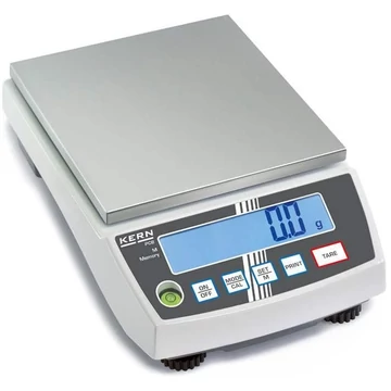 Kompakt mérleg finom lépésekkel, súlyozási tartomány max. 10 000 g