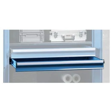 Kiegészítő fiók, golyóscsapágy, 88% -ban kihúzható, terhelhetősége 70 kg, szerelési anyaggal együtt, 918x459x100 mm