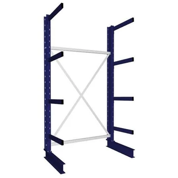 MULTISTRONG konzolos állvány, egyoldalas, alapállvány, ma x sz x mé: 2500x1300x600 mm