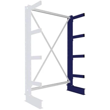 MULTISTRONG konzolos állvány, egyoldalas, kiegészítő állvány, ma x sz x mé: 2000x1300x400 mm