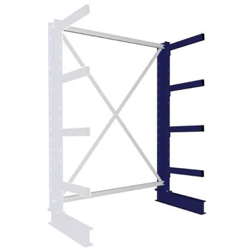 MULTISTRONG konzolos állvány, egyoldalas, kiegészítő állvány, ma x sz x mé: 2000x1300x500 mm