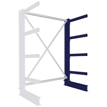 MULTISTRONG konzolos állvány, egyoldalas, kiegészítő állvány, ma x sz x mé: 2000x1300x600 mm