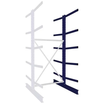 MULTISTRONG konzolos állvány, kétoldalas, kiegészítő állvány, ma x sz x mé: 3000x1300x1600 mm