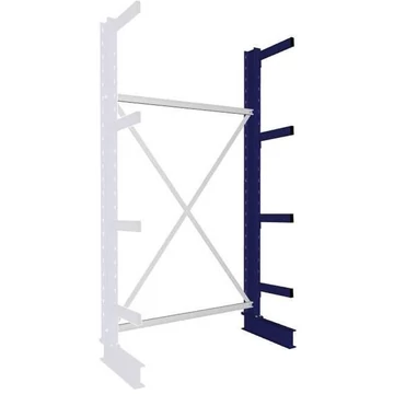 MULTISTRONG konzolos állvány, egyoldalas, kiegészítő állvány, ma x sz x mé: 2500x1300x400 mm