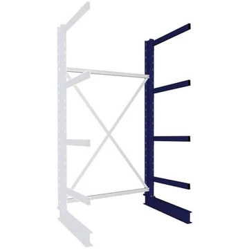 MULTISTRONG konzolos állvány, egyoldalas, kiegészítő állvány, ma x sz x mé: 2500x1300x800 mm