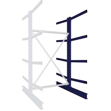 MULTISTRONG konzolos állvány, kétoldalas, kiegészítő állvány, ma x sz x mé: 2500x1300x1600 mm