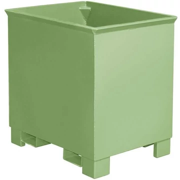 Forgó tartály, térfogat: 300 l, teherbírás: 500 kg, ma x sz x mé: 620x840x800 mm, zöld szín RAL6011