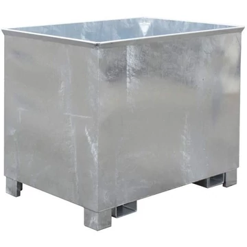 Forgó tartály, térfogat: 800 l, teherbírás: 1000 kg, ma x sz x mé: 840x1240x975 mm, tűzihorganyzott