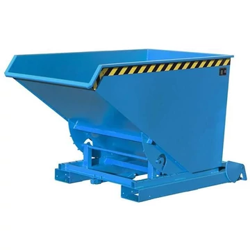 Automatikus billenő tartály, űrtartalom 1200 l, teherbírás 1500 kg, ma x sz x mé: 1920x1095x1125 mm, kék szín RAL5012