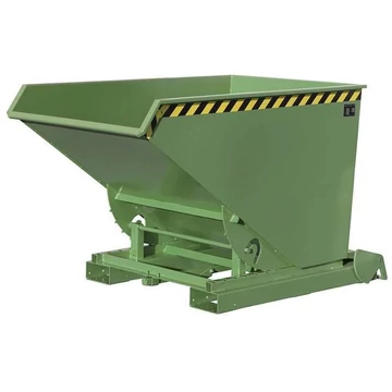 Automatikus billenő tartály, űrtartalom 1200 l, teherbírás 1500 kg, ma x sz x mé: 1920x1095x1125 mm, zöld színű RAL6011