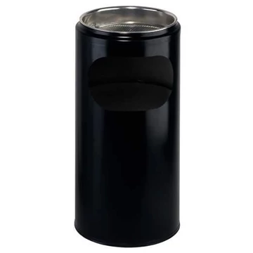 Hulladéktartály hamutartóval és hamutartóval, 10 l térfogatú, fekete színű