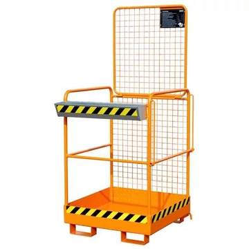 740 x 740 mm-es emelőtargonca targoncákhoz, terhelés 240 kg, narancssárga RAL2000