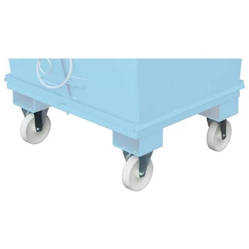 Kerekek konténerekhez, 2 beálló és 2 fix görgő poliamidból, átmérője 180 mm, teherbírása max. 1000 kg, teljes magassága 225 mm
