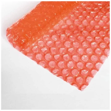 Buborékcsomagolás, antisztatikus, vastagsága 60 µm, szélessége 1000 mm, PU 2 tekercs 100 m