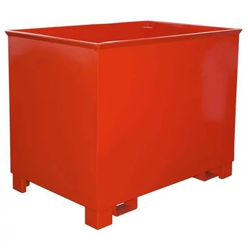 Forgó tartály, űrtartalom 800 l, teherbírás 1000 kg, ma x sz x mé: 840x1240x975 mm, piros szín RAL3000