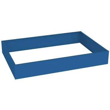 Lemezalap 140 mm A1-es rajzszekrényhez, kék színű RAL5010