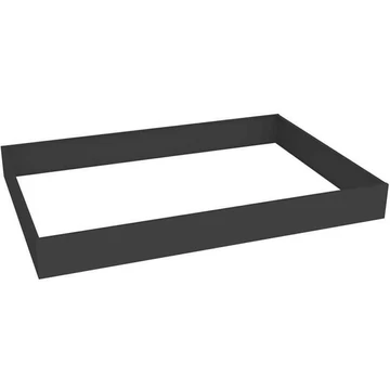 Lemezalap 140 mm az A0 rajzszekrény formájához, szín: fekete RAL 9005