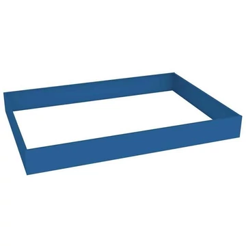 Lemezalap 140 mm az A0 rajzszekrény formájához, kék színű RAL 5010