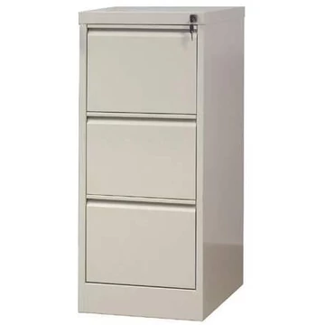 Iratszekrény az A6 fájlok függesztéséhez, vízszintes, 4 fiók, 4 kétirányú gyűrű, ma x sz x mé: 715x775x630 mm, szín: fekete RAL9005