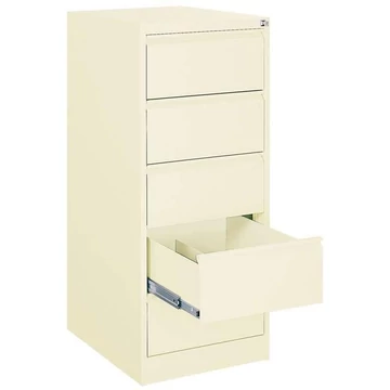 Iratszekrény az A5 fájlok függesztéséhez vízszintesen, 5 fiók, 2 két sín, ma x sz x mé: 1285x545x630 mm, színes fehér RAL9010