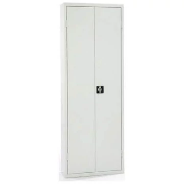 Műhelyszekrény 3 polccal és 5 fiókkal, ma x sz x mé: 1950x950x500 mm, szín szürke RAL7035 / kék RAL5010