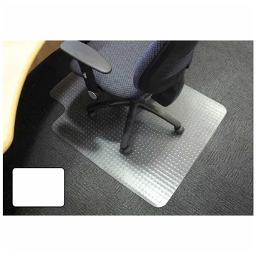 Padlóvédő lap szőnyegekhez, 0,9 x 1,2 m, téglalap, átlátszó