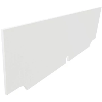 SQart válaszfal mindkét oldalon íróasztalokhoz, fehér szín, hosszú x mag: 1600 mm x 380 mm