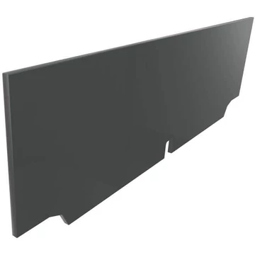SQart válaszfal mindkét oldalon íróasztalokhoz, sötétszürke színű, hosszú x mag: 1600 mm x 380 mm