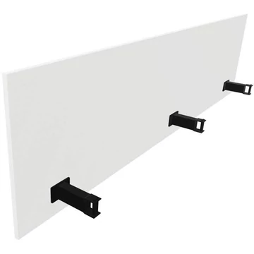 SQart válaszfal az íróasztalhoz, fehér színű, hosszú xh: 2000 mm x 380 mm