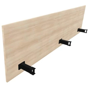 SQart válaszfal az íróasztalhoz, akác színű, hosszú átmérő: 2000 mm x 380 mm