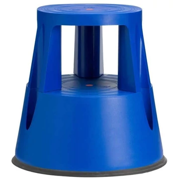 Műanyag guruló fellépő kerekekkel, terhelése 150 kg, kék színű