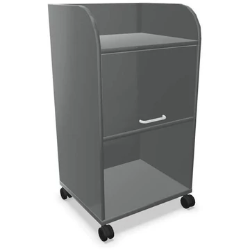 Mobil caddy szekrény, sötétszürke színű, ma x sz x mé: 1030 x 550 x 470 mm