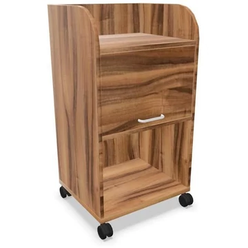 Mobil caddy szekrény, dió színű, ma x sz x mé: 1030 x 550 x 470 mm