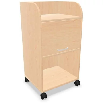 Hordozható tok, juhar színű, ma x sz x mé: 1030 x 550 x 470 mm