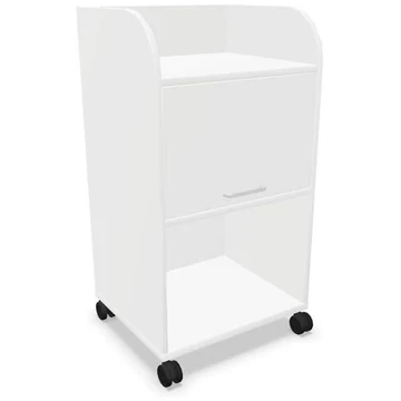 Mobil caddy szekrény, fehér színű, ma x sz x mé: 1030 x 550 x 470 mm