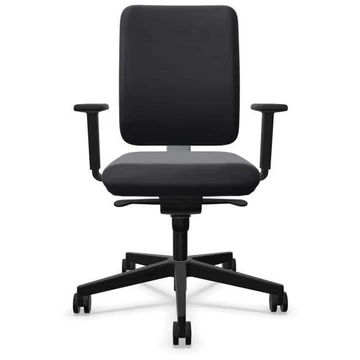 GARTA irodai forgószék, vázszerkezet fekete, szövetborítás antracit