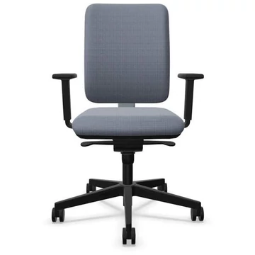 GARTA irodai forgószék, vázszerkezet fekete, szövethuzat szürke
