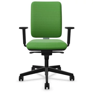GARTA irodai forgószék, vázszerkezet fekete, szövethuzat zöld