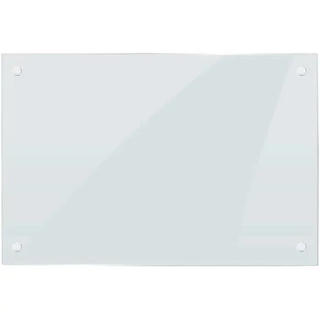 Üvegtábla, írható és mágneses, 600x450 mm