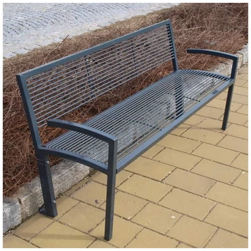 Rácsos pad, hossza 1,5 m