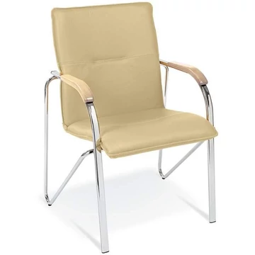 SAMBA vendégszék, műbőr huzat - bézs