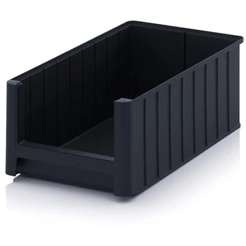 ESD állványdobozok, fekete, ma x sz x mé: 500 x 310 x 200 mm